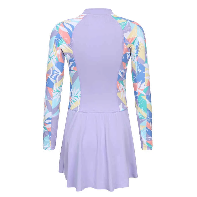 SUZY Maillot De Bain Une Pièce à Manches Longues POURPRE 3 SUZY Maillot De Bain Une Pièce à Manches Longues POURPRE – Image 3