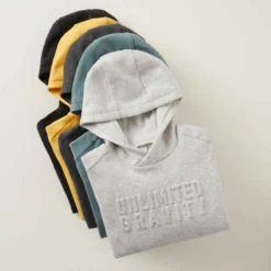 Sweat à Capuche Mixte, Chaud Enfant - 500 Vert Kaki Imprimé -Sportmania sweat a capuche chaud enfant 500 vert kaki imprime 6