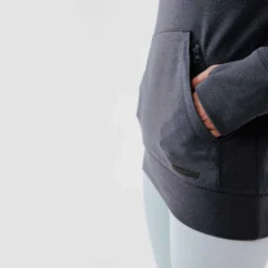 Kalenji Sweat à Capuche Running Chaud Femme - Hood 500 Gris Foncé 15 Kalenji Sweat à Capuche Running Chaud Femme - Hood 500 Gris Foncé -Sportmania sweat a capuche running chaud femme hood 500 gris fonce 5