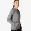 Sweat Capuche Fitness Gris