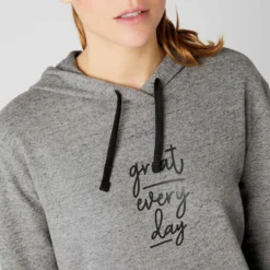 Sweat Capuche Fitness Gris -Sportmania sweat capuche fitness vert 4