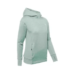 Kalenji Sweat Running à Capuche Femme - Warm Vert -Sportmania sweat capuche running run warm noir femme 6