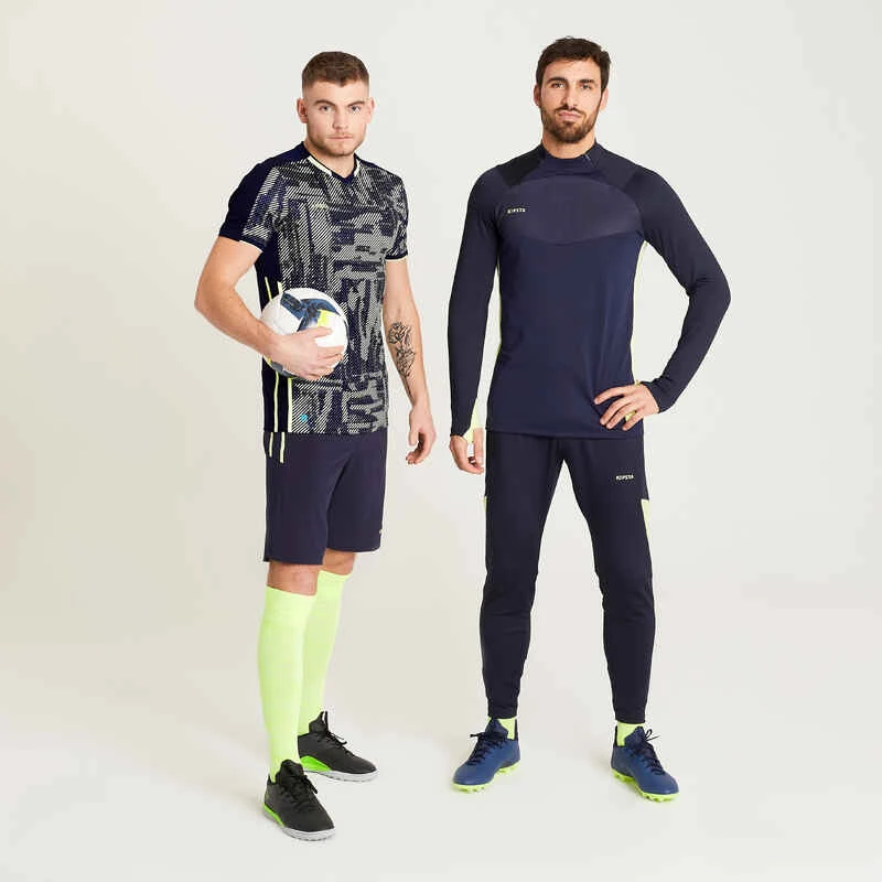 Kipsta Sweat De Football 1/2 Zip Adulte TRAXIUM Gris Marine Et Bleu 9 Kipsta Sweat De Football 1/2 Zip Adulte TRAXIUM Gris Marine Et Bleu – Image 9