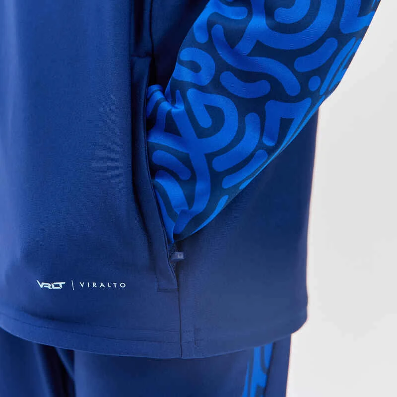 Kipsta Sweat De Football 1/2 Zip VIRALTO JR LETTERS Marine Et Bleu 7 Kipsta Sweat De Football 1/2 Zip VIRALTO JR LETTERS Marine Et Bleu – Image 7