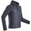 Quechua Sweat à Capuche De Randonnée - NH100 Hybride - Homme