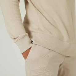 Sweat Crew Fitness Homme - 500 Essentials Lin 13 Sweat Crew Fitness Homme - 500 Essentials Lin -Sportmania sweat fitness droit homme col rond essentiel noir 3