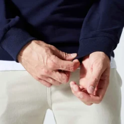 Sweat Fitness Homme - 100 Bleu Foncé -Sportmania sweat fitness homme 100 bleu fonce 3