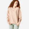 Sweat Loose Fitness Femme - 120 Beige Poudré