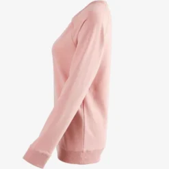 Sweat Training Femme 100 Rose -Sportmania sweat training femme 100 rose pale 2