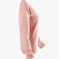 Sweat Training Femme 100 Rose -Sportmania sweat training femme 100 rose pale 3