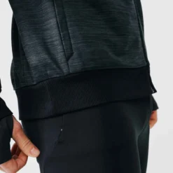 SWEAT ZIPPÉ A CAPUCHE DE RUNNING HOMME KALENJI WARM + NOIR -Sportmania sweat zippe a capuche de running homme kalenji warm noir 5