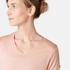 T-Shirt 510 Regular Pilates Gym Douce Femme Rose Printé -Sportmania t shirt 510 regular pilates gym douce femme rose printe 4