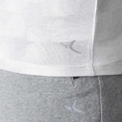 T-shirt 520 Slim Col Rond Gym Stretching Homme Blanc AOP -Sportmania t shirt 520 slim col rond gym stretching homme blanc aop 3