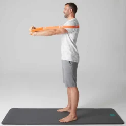 T-shirt 520 Slim Col Rond Gym Stretching Homme Blanc AOP -Sportmania t shirt 520 slim col rond gym stretching homme blanc aop 7