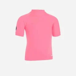 T-shirt Anti UV Bébé Manches Courtes Rose