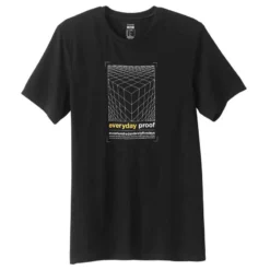 T-shirt Fitness Manches Courtes Slim Coton Col Rond Homme Noir à Motifs -Sportmania t shirt coton extensible fitness slim 16