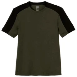 T-Shirt Coton Extensible Fitness Tombé Arrondi Slim Kaki 12 T-Shirt Coton Extensible Fitness Tombé Arrondi Slim Kaki -Sportmania t shirt coton extensible fitness tombe arrondi slim kaki 5