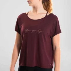 T-shirt Danse Moderne Bordeaux Fluide Femme 16 T-shirt Danse Moderne Bordeaux Fluide Femme -Sportmania t shirt danse moderne bordeaux fluide femme 6