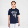 T-SHIRT / MAILLOT DE BASKETBALL ENFANT - TS500 FAST MARINE