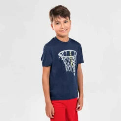 T-SHIRT / MAILLOT DE BASKETBALL ENFANT - TS500 FAST MARINE -Sportmania t shirt de basketball pour garconslashfille ts500 fast gris shoes 3