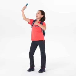 Quechua T Shirt De Randonnée - MH500 Corail - Enfant 7-15 Ans -Sportmania t shirt de randonnee mh500 rose enfant 2