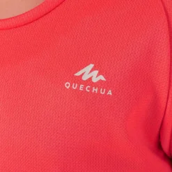 Quechua T Shirt De Randonnée - MH500 Corail - Enfant 7-15 Ans -Sportmania t shirt de randonnee mh500 rose enfant 4