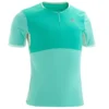 Quechua T Shirt De Randonnée - MH550 Turquoise - Enfant 7-15 Ans