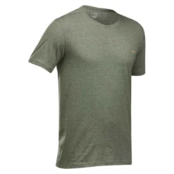 Quechua T-shirt NH500 Fresh Rec Khaki Men
