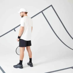 Artengo T-Shirt De Tennis Homme - TTS Soft Blanc Cassé -Sportmania t shirt de tennis homme tts soft marine 4