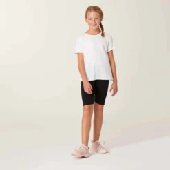 T-SHIRT FILLE COTON Blanc -Sportmania t shirt fille coton gris 3