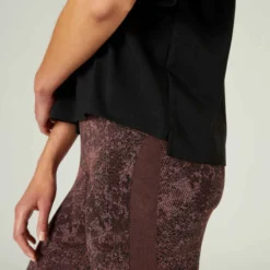 T-shirt Fitness Manches Courtes Large Coton Majoritaire Femme - 520 Noir -Sportmania t shirt fitness manches courtes large coton majoritaire femme 520 blanc 5