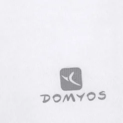 T-Shirt Manches Courtes 100 Baby Gym Blanc -Sportmania t shirt manches courtes 100 baby gym blanc 5