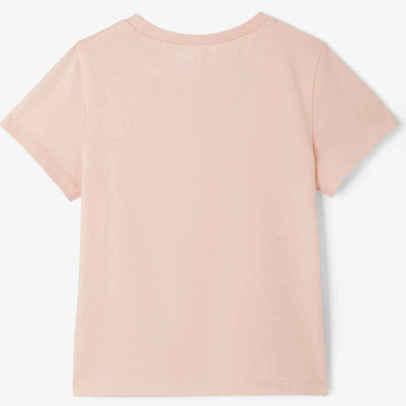 T-shirt Manches Courtes 100 Lotx2 Gris/Rose 8 T-shirt Manches Courtes 100 Lotx2 Gris/Rose – Image 8