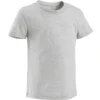 T-Shirt Manches Courtes Baby Gym 100 Gris