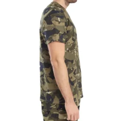 T-shirt Manches Courtes Chasse 100 Camouflage WL V1 Vert 11 T-shirt Manches Courtes Chasse 100 Camouflage WL V1 Vert -Sportmania t shirt manches courtes chasse 100 camouflage woodland vert 4