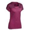 T-shirt Mérinos De Trek Montagne - TREK 500 Violet Femme