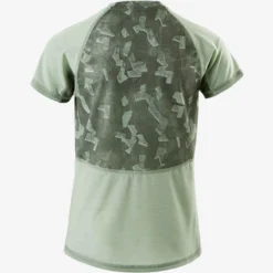 T-Shirt Respirant Manches Courtes S900 Garçon GYM ENFANT Kaki Clair -Sportmania t shirt respirant manches courtes s900 garcon gym enfant kaki clair 3