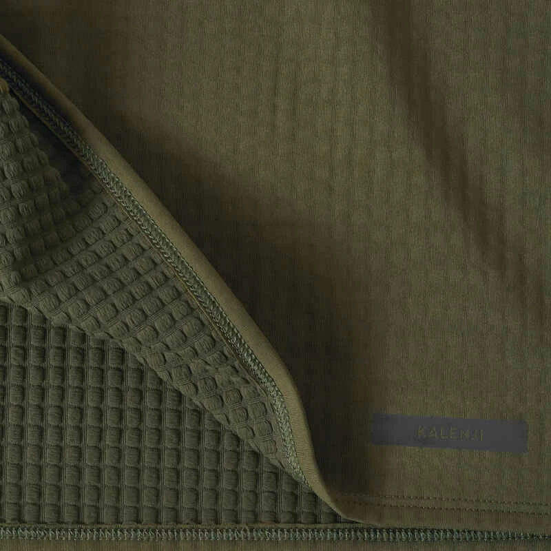 Kalenji T-shirt Running Manches Longues Chaud Homme - Warm 500 Khaki 8 Kalenji T-shirt Running Manches Longues Chaud Homme - Warm 500 Khaki – Image 8