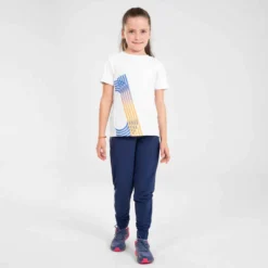 T-Shirt Running Respirant Enfant - KIPRUN DRY+ Blanc -Sportmania t shirt running respirant enfant kiprun dry blanc 12