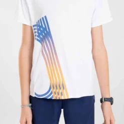T-Shirt Running Respirant Enfant - KIPRUN DRY+ Blanc -Sportmania t shirt running respirant enfant kiprun dry blanc 5