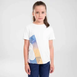 T-Shirt Running Respirant Enfant - KIPRUN DRY+ Blanc -Sportmania t shirt running respirant enfant kiprun dry blanc 6