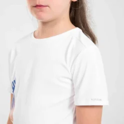 T-Shirt Running Respirant Enfant - KIPRUN DRY+ Blanc -Sportmania t shirt running respirant enfant kiprun dry blanc 7