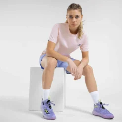 T-SHIRT / MAILLOT BASKETBALL HOMME/FEMME - TS500 SIGNATURE ROSE -Sportmania t shirt slash maillot basketball hommeslashfemme ts500 signature rose 4