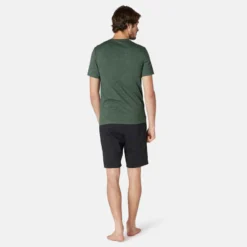 T-shirt Slim Fitness Homme - 500 Kaki Avec Motif 19 T-shirt Slim Fitness Homme - 500 Kaki Avec Motif -Sportmania t shirt slim 500 homme blanc 3