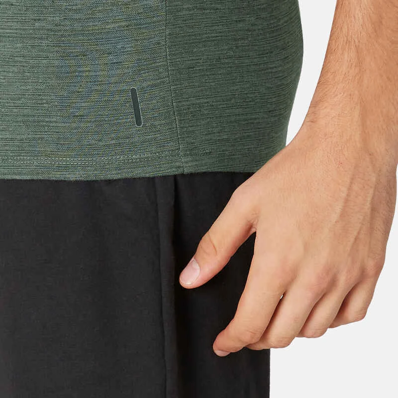 T-shirt Slim Fitness Homme - 500 Kaki Avec Motif 6 T-shirt Slim Fitness Homme - 500 Kaki Avec Motif – Image 6