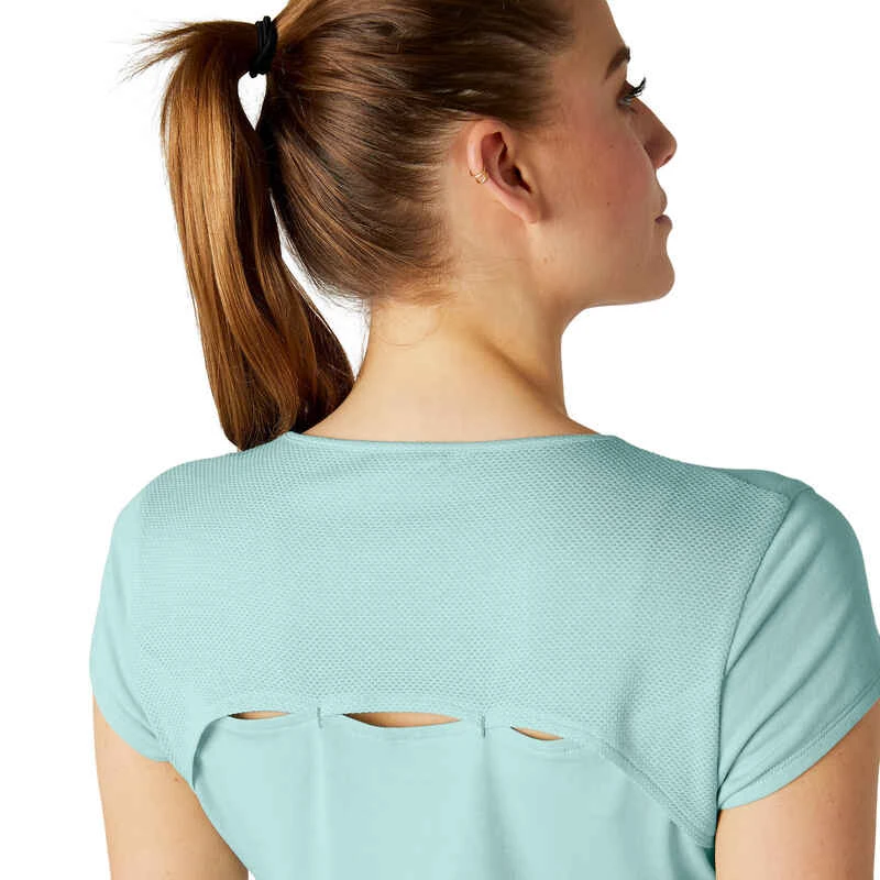 T-shirt Sport Pilates Gym Douce Femme 520 Vert 4 T-shirt Sport Pilates Gym Douce Femme 520 Vert – Image 4