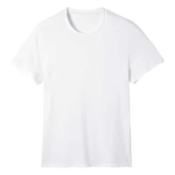 T-shirt Fitness Sportee Manches Courtes Slim Coton Col Rond Homme Blanc Glacier -Sportmania t shirt sportee 100 coton homme noir 3