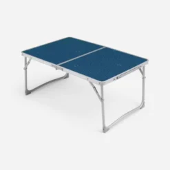 Quechua TABLE BASSE PLIANTE DE CAMPING - MH100 - BLEUE -Sportmania table basse pliante de camping mh100 bleue 2