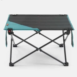 Quechua TABLE BASSE PLIANTE DE CAMPING MH100 Grise -Sportmania table basse pliante de camping mh100 grise 3