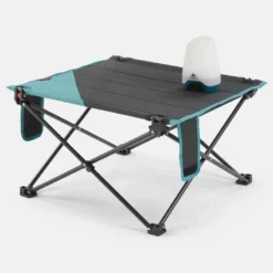 Quechua TABLE BASSE PLIANTE DE CAMPING MH100 Grise -Sportmania table basse pliante de camping mh100 grise 5